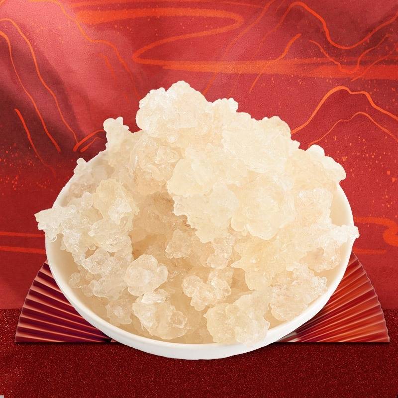 Tuyết yến khô bán tại Bách An Khang đựng trong bát sứ trắng